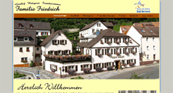 Desktop Screenshot of gasthof-friedrich.de